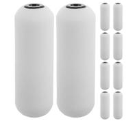 Healeved 10pcs Replacement Back Lotion Spreader Sponge Rollers for Body Lotion Applicator Universal Fit Roller Heads Suitable for Bedroom After Workouts