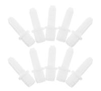 Healeved 10pcs Rhinestone Painting Pen Connector for Craft Precision Pickup | Efficient Drilling and Easy Installation, Compatible with Most Painting Setups Plastic White Adapter