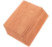 Healeved 10pcs Spanish Cedar Sheets for Cigar Humidor Lining and Divider Inserts, Handcrafted Wood Material with Versatile Compatibility, for Personal Collections and Private Cellars