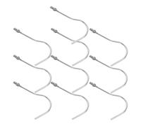Healeved 10Pcs Stainless Steel Telescopic Rv Awning Hooks with Single-Tooth Design Camper Clothes Pole Grab Hooks for Outdoor Tarp and Retractable Awning Rods for Travel and Camping