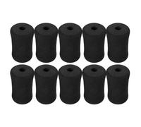 Healeved 10pcs Universal Foot Sponge Pads Replacement for Leg Extension Machine Exercise Roller Covers Fitness Equipment Supplies Foam Tubes for Gym Use