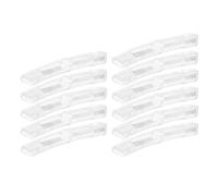 Healeved 10PCS White Bike Spoke Reflectors for Mountain Bikes, Compact Replaceable Wheel Reflective Safety Signs, Bicycle Wheel Warning Reflectors for Night Riding