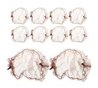Healeved 10pcs Women's Hairnets for Messy Bun Hair Accessories Hair Bun Cover Net Elastic and Soft for Women