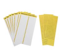 Healeved 10Sheet Electrical Box Catalog Labels - Breaker Panel Labels Number Stickers - Removable Electrical Number Directory Load Center Sticker for Electrician