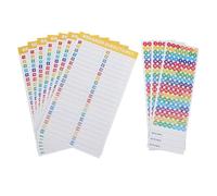 Healeved 10Sheet Electrical Box Catalog Labels - Breaker Panel Labels Number Stickers - Removable Electrical Number Directory Load Center Sticker for Electrician