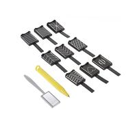 Healeved 11pcs Nail Magnet Tool Set Cat Eye Magnets Professional Uv Gel Polish Stick for Nail Art