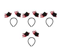 Healeved 12 Pcs Halloween Black Cat Headband for Women with High Elasticity and Photogenic Accessory, Creative Spooky Cloth and Metal Material, for Cosplay and Photo Shoot