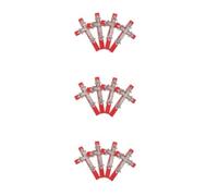 Healeved 12 Pcs Red Wooden Hairpin with Handcrafted Flower Vine and Cross Rivet Accents, Lightweight and Comfortable Wear Gothic Style Hair Ornament for Casual Occasions and Homecoming