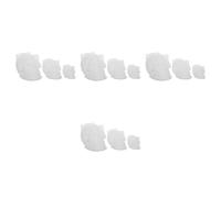 Healeved 12 Pcs Silicone Skull Mold for Candle Making and Resin Casting, Flexible White 3D Skeleton Head Shape, Simplifies DIY Process, for Home Decor and Gothic-Themed Events