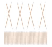 Healeved 1200pcs Cotton Swabs Thin Double-ended Pointed Tips Wooden Sticks for Precision Cleaning Makeup Nail Art
