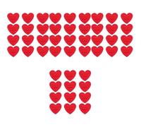Healeved 120pcs Heart Shaped Adhesive Bandages Red Care Protection Conforming First Aid for Bleeding Control and Skin Healing