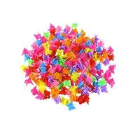 Healeved 120pcs Mini Hairpins Colorful Butterfly Hair Clips Hair Barrettes for Girls for Party Occasions