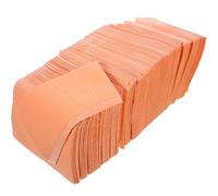 Healeved 125pcs Manicure Table Mats Disposable Pulp Paper Manicure Desk Pads Waterproof Protective Tablecloths for Salon Use