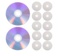 Healeved 12pcs Blank DVD-R Discs - Blank Discs High Capacity Writable Record Disk for Audio Music Phone Call Recording and Data Backup - 4.7GB DVD+R Data Storage Disk