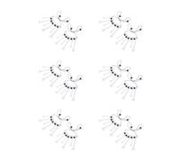 Healeved 12pcs Halloween Bone Necklace with Plastic Pendant Chains Unique Choker for Costume Party Spooky Decor and Creative Jewelry Gift