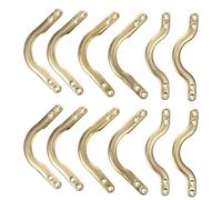 Healeved 12pcs Iron Corner Brackets for Billiards Table Pockets Stable Pool Table Net Holders Replacement Kit Corner Bag Brackets for Adults and Clubs