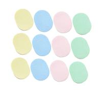 Healeved 12pcs Makeup Sponges Cleansing Puff Pads Face Sponges Non-waste Makeup Application