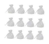Healeved 12pcs Stars Pattern Lace Drawstring Jewelry Storage Bags Gift Packaging Pouches for Items Candy Cookies Sundries Organizing