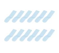 Healeved 12pcs Toilet Cover Lifter Handle Anti-Touch Toilet Seat Handle Pp and Viscose Blue Quick Installation and Household and Public Places