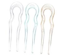 Healeved 12pcs u Shape French Hair Forks Vintage Hair for Updo Styles Elegant for Women and Girls