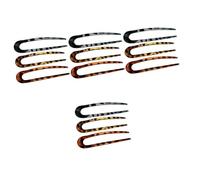 Healeved 12pcs u Shape Hair Forks for Women Vintage Chinese Style Hair Clips for Elegant Bun Updo for Daily Use Special Events