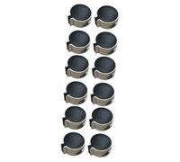 Healeved 12pcs Zinc Alloy Metal Stove Knob for Gas Cooker Ignition Style Sturdy Button Accessory for Home Kitchen Cooking