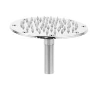 Healeved 15 Cm Large Ceiling Mounted Rainfall Showerhead with Stainless Steel Material, Adjustable Water Flow and Full Coverage Experience for Bathroom and Spa Use