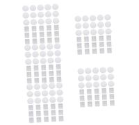 Healeved 150pcs Empty Eyeshadow Makeup Palette Metal Stickers Round and Square Sticker Easy to Apply for