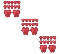 Healeved 150pcs Lip-Shaped Adhesive Wound Bandages Cute Cartoon First Aid Patches Skin-Friendly Stickers for Cuts Burns Cold Sore Protection