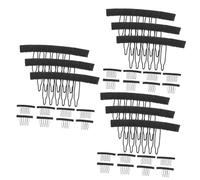 Healeved 150pcs Portable Hair Net Clips Durable Wig Accessories Assorted Styles for Easy Wig Making and Repair Comfortable and Lightweight Cap Clips for Personal and Professional Use