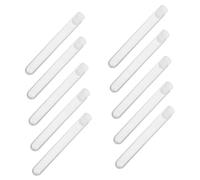 Healeved 15pcs Clear Plastic Test Tubes Eyelash Wand Tubes Portable Makeup Brush Holder Containers Without Brush For Travel Eyebrow Brushes Mascara Brushes Storage