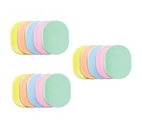 Healeved 15pcs Facial Cleaning Sponge Puff Deep Cleansing Skin Care Tool for Makeup Removal Gentle and Sponges Random Colors