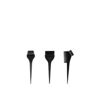 Healeved 15pcs Hair Dye Applicator Brush Set Big and Small Plastic Brushes for Hair Treatment Application and Home Use