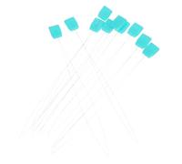 Healeved 15pcs Long Needle Threaders with Wire Loop for Efficient Threading Process, Plastic and Stainless Steel Material, Suitable for Hand Sewing and Punch Needle Embroidery Floss