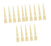 Healeved 15pcs Metal Hollow Finger Claws Nail Tips for Cosplay Dance Unique Design High Hardness Easy to Wear Costume Accessories for Halloween Themed Events