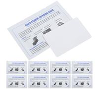 Healeved 15pcs Printer Cleaning Card Pos Machine Cleaner Cards Reader Dust Remover for Currency Counters Printer Optical Credit Machines Check Scanner