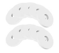 Healeved 15pcs White round Aromatherapy Diffuser Refill Pads Replacement for Home Diffuser and Aromatherapy Jewelry, Made of Pe Material, Healthy for Use, Present for Your Assorted style