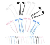 Healeved 16 Pairs Swimming for Water Activities, Soft Silicone Waterproof Ear Protectors with Anti-Loss Rope Design, Comfortable for Swimming and Work
