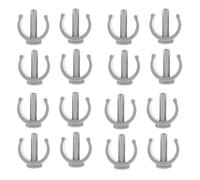 Healeved 16pcs C-Shape Clamp Walker Crutch Attachment Clips with Abs and Steel Material for Secure Clip Connection and Reducing Hand Fatigue, Ergonomic Cane Holder Accessories for Elderly