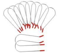 Healeved 16pcs Hot Roller Clips Replacement Securing Pins Stainless Steel Hot Curler Clamps for Heated Hair Rollers Hair Styling Tools with Compatible for Volume and Curling