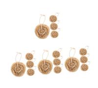 Healeved 16pcs Natural Loofah Dish Sponge Scrubber for Kitchen Cleaning Handheld Loofah Sponge for Dishwashing and Home Use Eco-Friendly