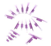Healeved 18 Pcs Automotive Paintless Dent Removal Tool Set with Purple Adhesive Glue Tabs for Vehicle Body and Hail Damage Pulling in Maintenance