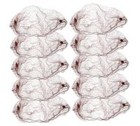 Healeved 180pcs Elastic Mesh Bun Hair Nets for Dancers Nurses and Stewardesses Comfortable Strong Hold for Ballet Buns Hair Accessories for Various Professions