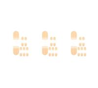 Healeved 18pcs Quick Stitch Zip Wound Close Bandages Skin Closure Strips for Emergency Kit Painless Butterfly Closure Tape Flesh Color