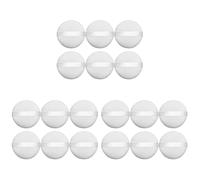 Healeved 18pcs Round Plush Makeup Powder Puff Face Powder Puff for Women Setting Travel Reusable Hand-stitched