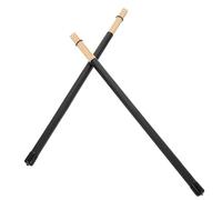 Healeved 19-pair Black Bamboo Percussion Drumsticks Rods Set for Drummers, Professional Simple Drum Hammer Accessories for Acoustic and Electric Drums