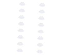Healeved 192pcs Transparent Crystal Rod Facial Applicator Brush for Skincare Smooth Application for Masks Serums and for Sensitive Skin