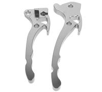 Healeved 1pair Adjustable Aluminum Alloy Motorcycle Brake Lever Front Clutch and Rear Brake Handles for Dirt Bikes and Scooters Ergonomic Design for Comfortable Grip and Performance