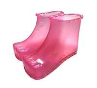 Healeved 1pair Creative Foot Soak Shoes for Relaxation Multi-use Foot Bathing Shoes Massage Function and Design Rosy