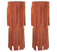 Healeved 1Pair Tassel Boot Covers Fringe on Boots Vintage Hippy Shoe Tassel Decorations Soft Fade Resistant Easy to Wear for Music Festivals Stage Performances